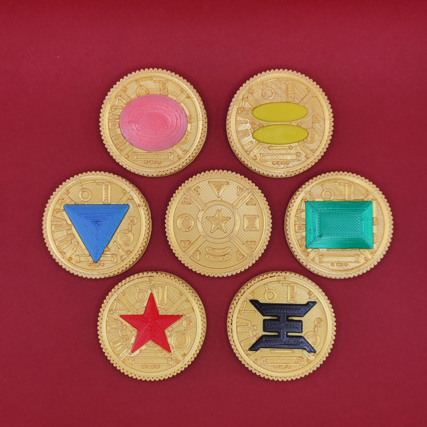 Set #06: Zeo | 3D Printed Power Coins