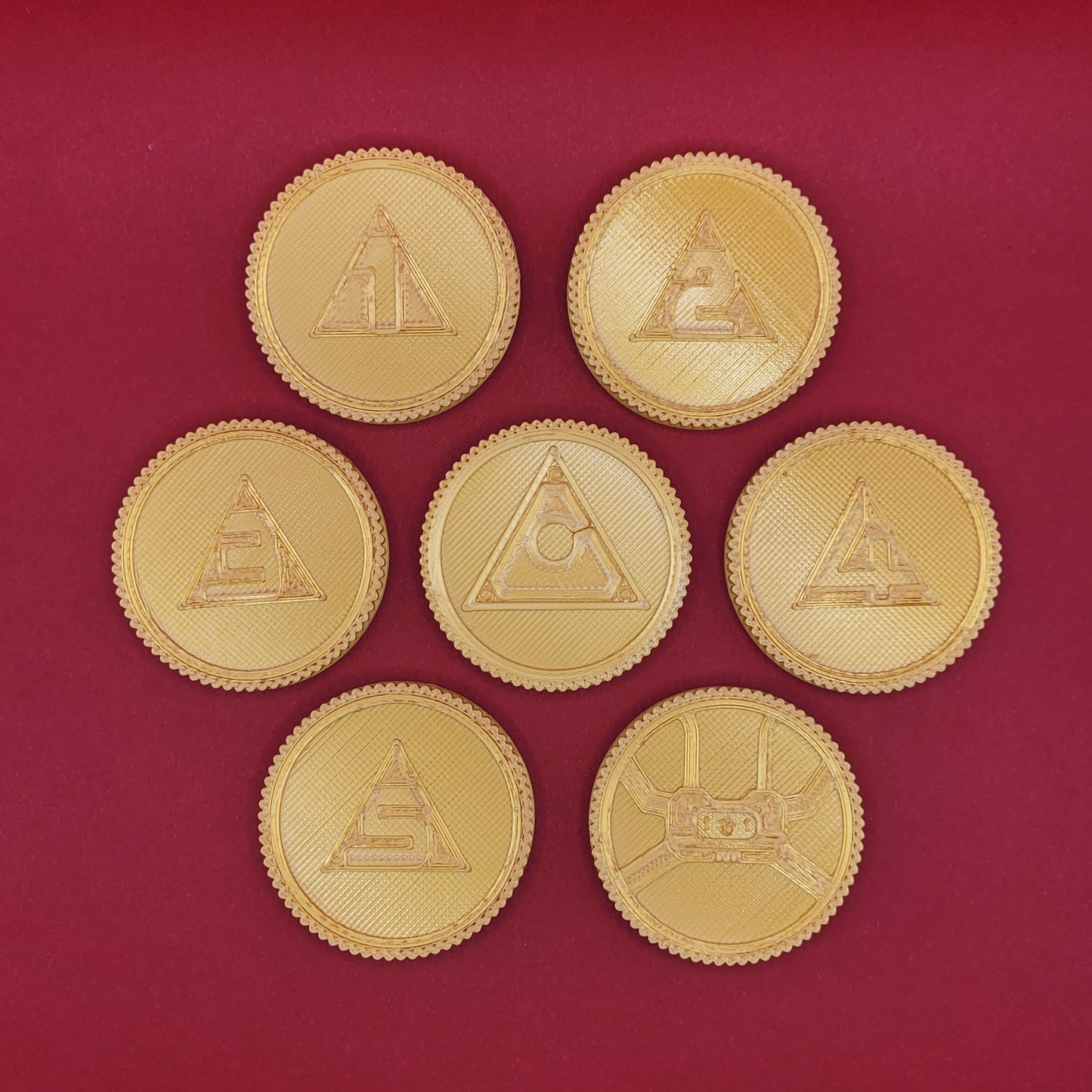 Set #07: Turbo | 3D Printed Power Coins