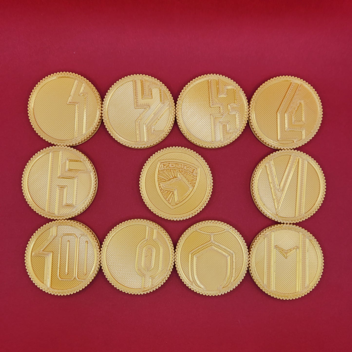 Set #16: S.P.D. | 3D Printed Power Coins