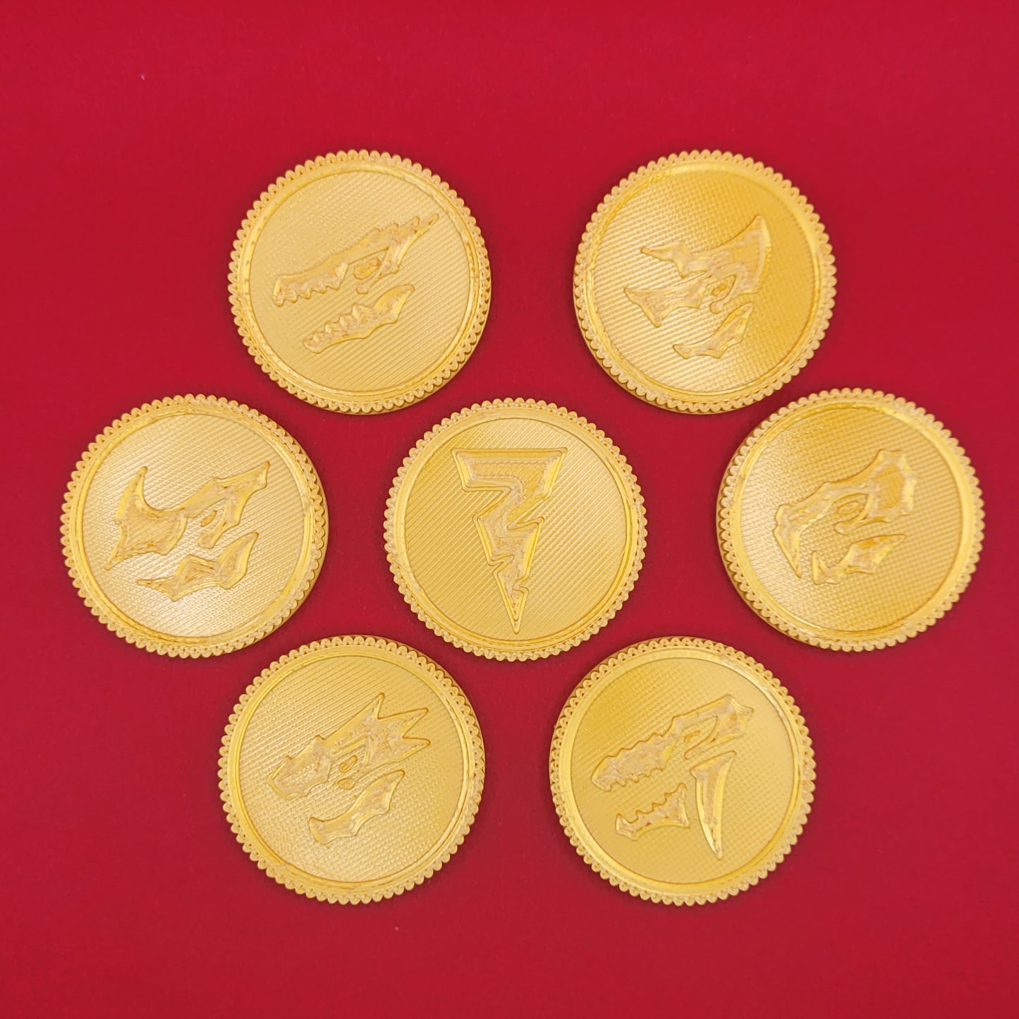 Set #27: Dino Fury | 3D Printed Power Coins