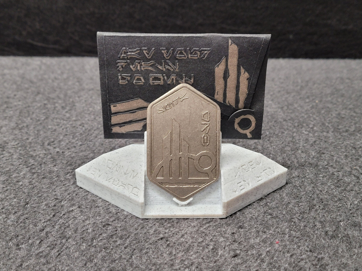 Credit Stand | 3D Printed Galaxy's Edge Display