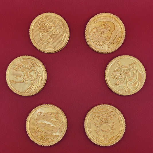 Set #04: Ninjetti | 3D Printed Power Coins