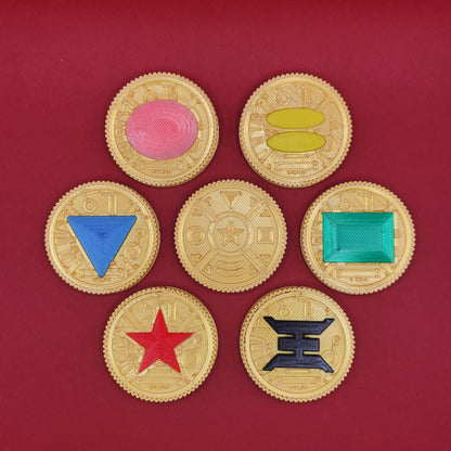 Set #06: Zeo | 3D Printed Power Coins