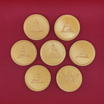 Set #07: Turbo | 3D Printed Power Coins