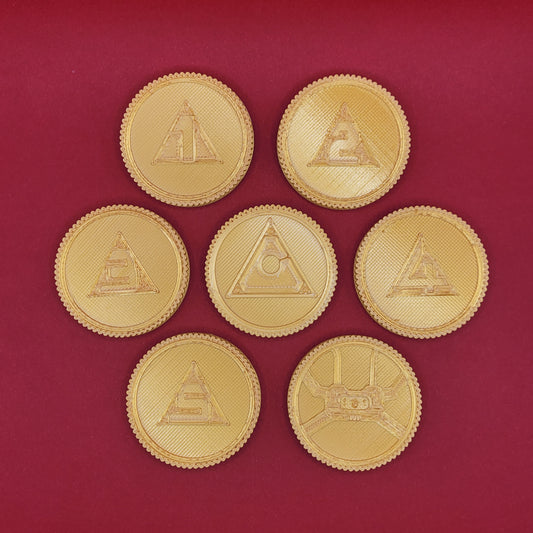 Set #07: Turbo | 3D Printed Power Coins