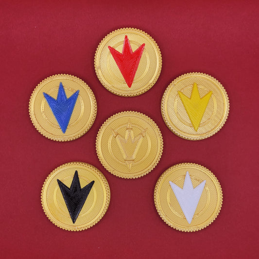 Set #15: Dino Thunder | 3D Printed Power Coins