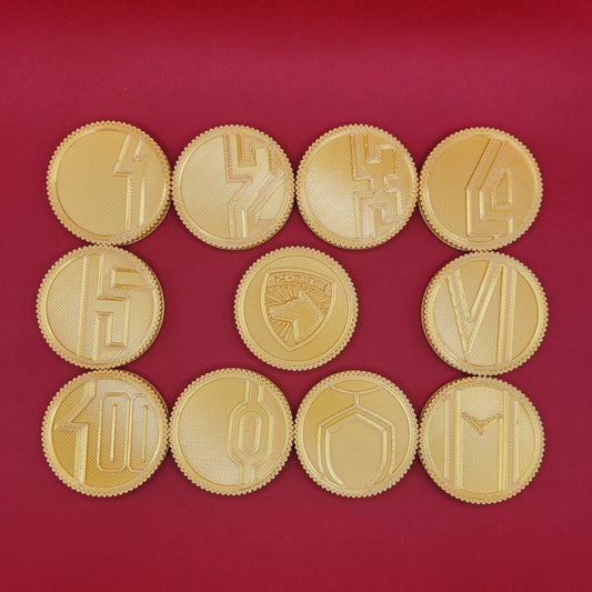 Set #16: S.P.D. | 3D Printed Power Coins