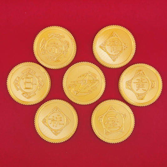 Set #25: Ninja Steel | 3D Printed Power Coins