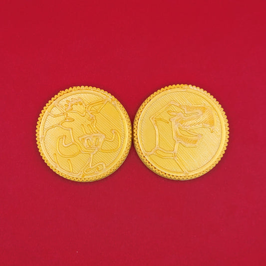 Set #35: Bulk & Skull | 3D Printed Power Coins