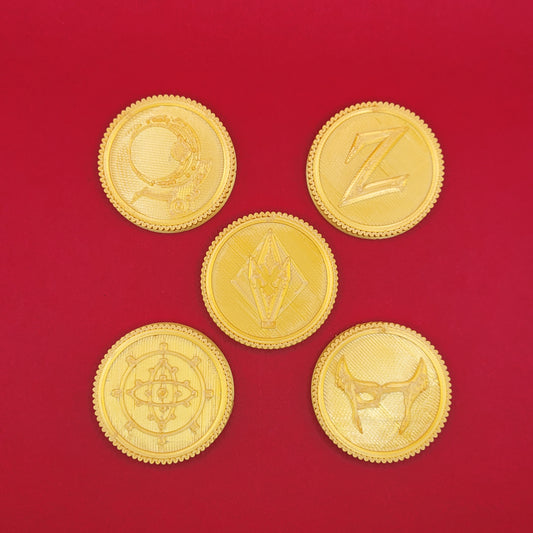 Set #33: Alliance of Evil | 3D Printed Power Coins