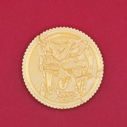 Set #02: Damaged Mighty Morphin' Power Rangers | 3D Printed Power Coins