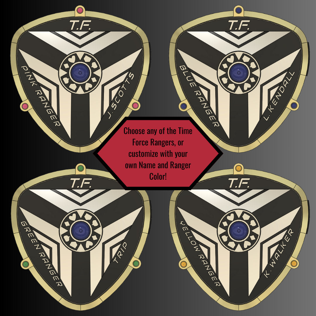 Time Force Officer Badge | 3D Printed Time Force Prop