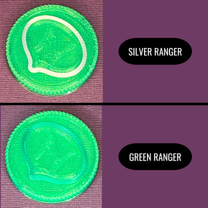 Set #09B: Psycho Rangers | 3D Printed Power Coins